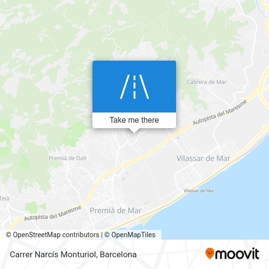 Carrer Narcís Monturiol map