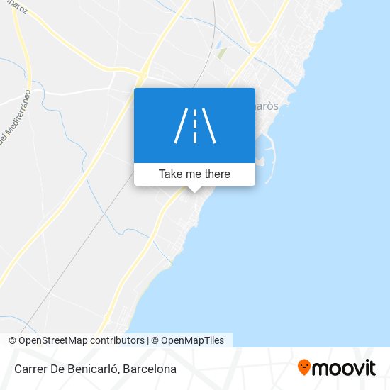 Carrer De Benicarló map