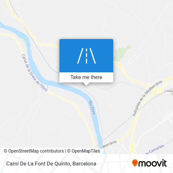 Camí De La Font De Quinto map