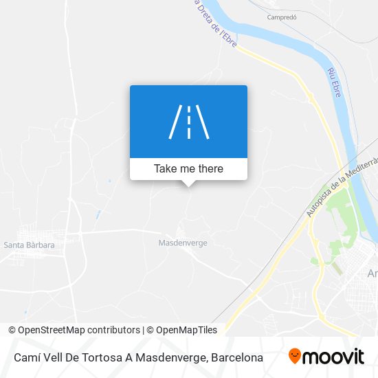 Camí Vell De Tortosa A Masdenverge map