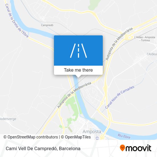 Camí Vell De Campredó map