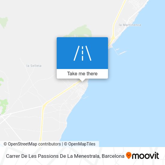 Carrer De Les Passions De La Menestrala map