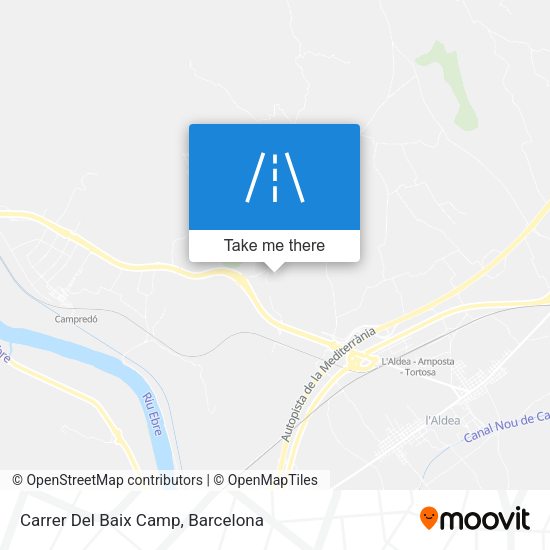 Carrer Del Baix Camp map