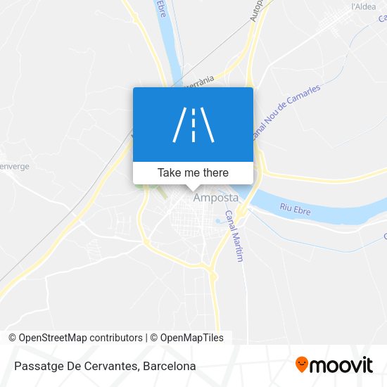 Passatge De Cervantes map