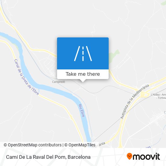 Camí De La Raval Del Pom map