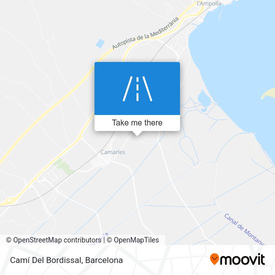 Camí Del Bordissal map