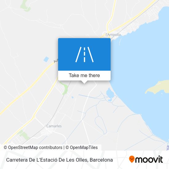 Carretera De L'Estació De Les Olles map