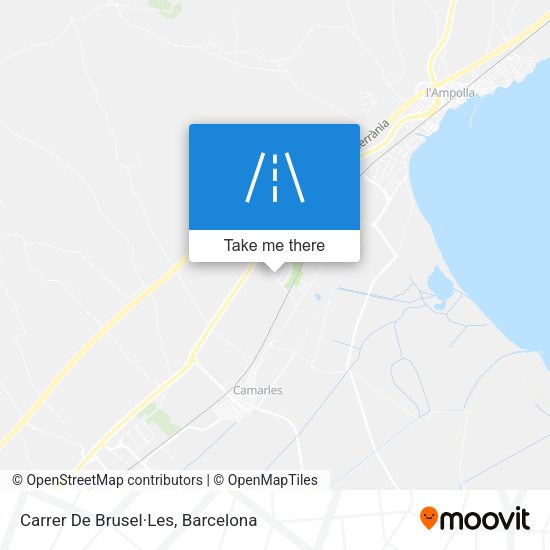 Carrer De Brusel·Les map