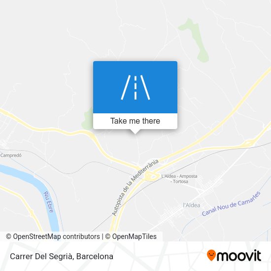 Carrer Del Segrià map