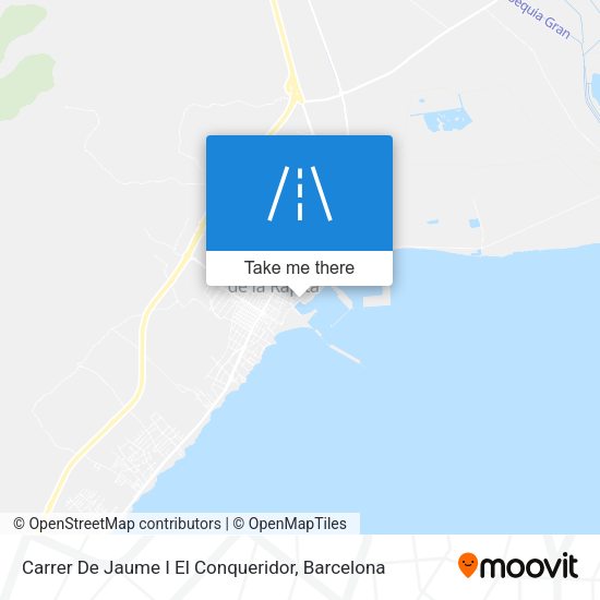 Carrer De Jaume I El Conqueridor map