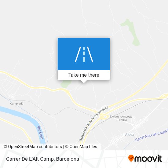 Carrer De L'Alt Camp map