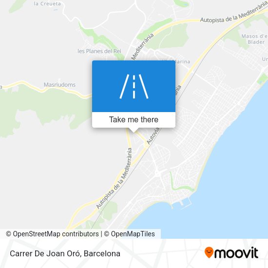 Carrer De Joan Oró map