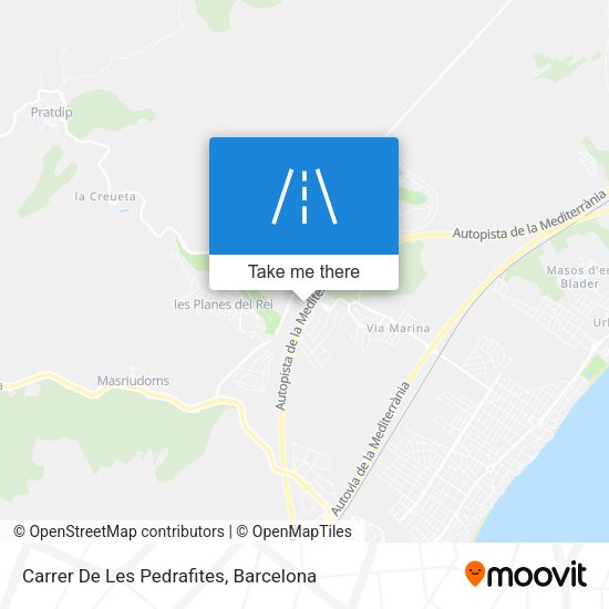 Carrer De Les Pedrafites map