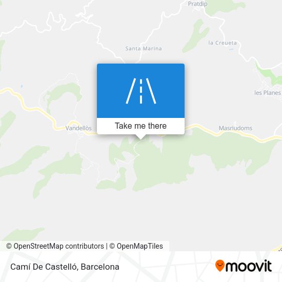 Camí De Castelló map