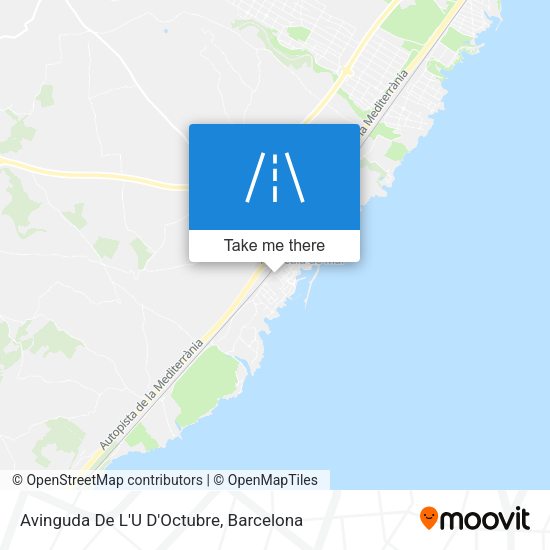 Avinguda De L'U D'Octubre map