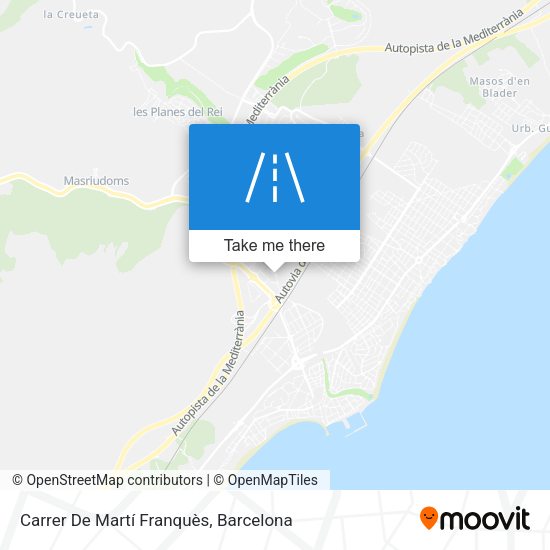 Carrer De Martí Franquès map