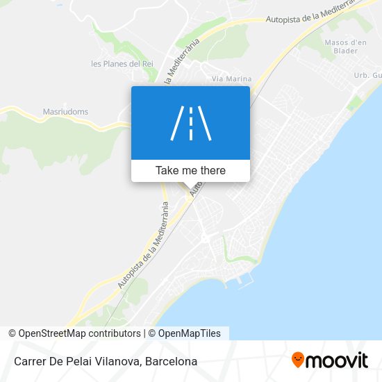 Carrer De Pelai Vilanova map