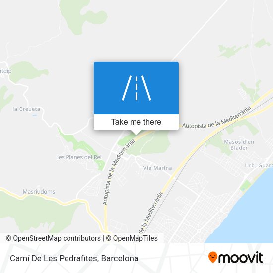 Camí De Les Pedrafites map