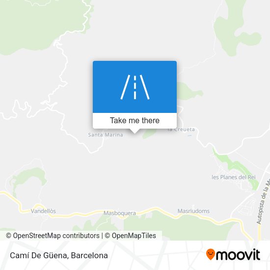Camí De Güena map