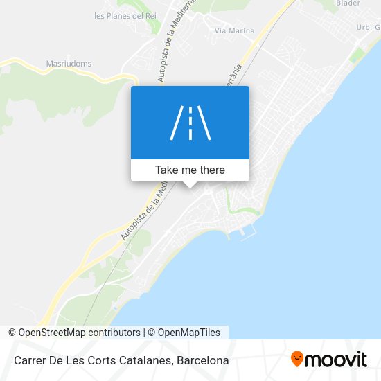 Carrer De Les Corts Catalanes map