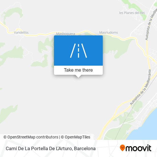 Camí De La Portella De L'Arturo map