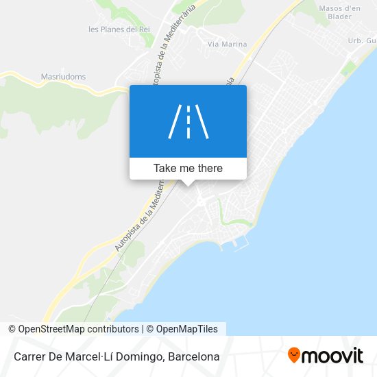 Carrer De Marcel·Lí Domingo map