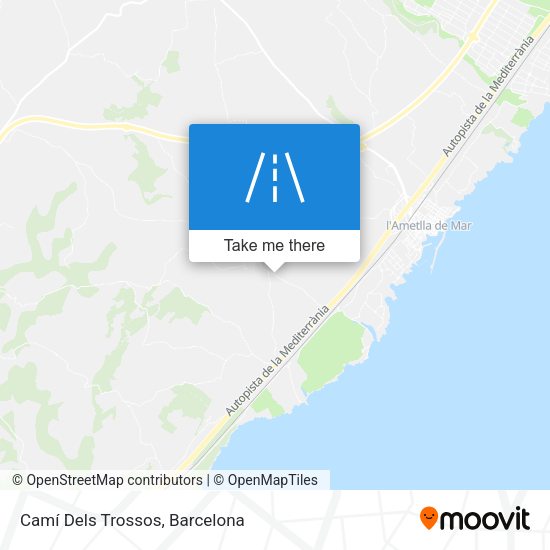Camí Dels Trossos map