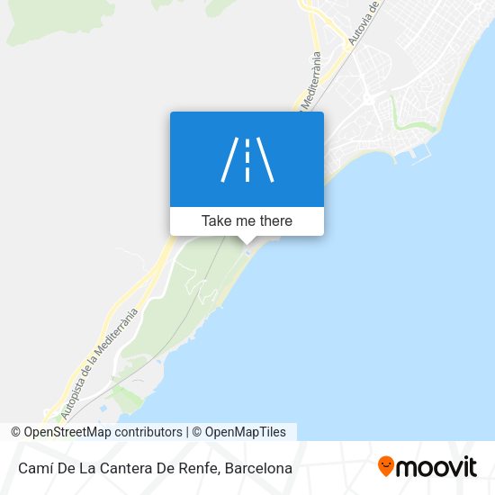 Camí De La Cantera De Renfe map