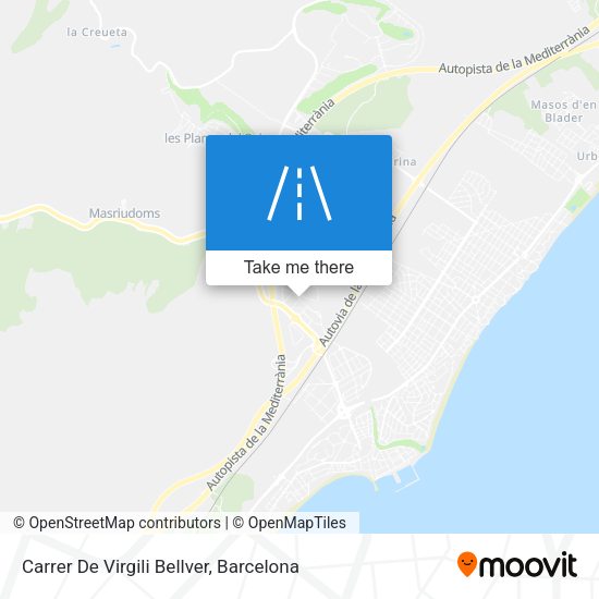 Carrer De Virgili Bellver map