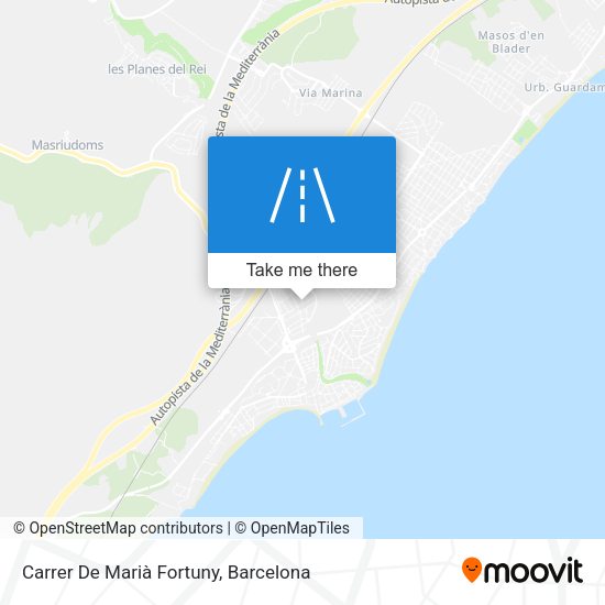 Carrer De Marià Fortuny map
