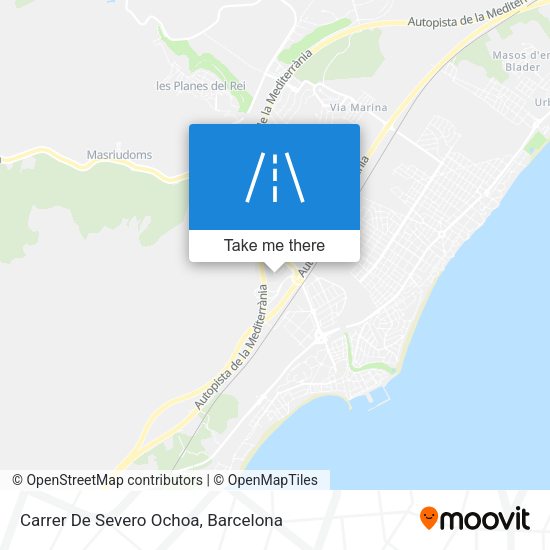 Carrer De Severo Ochoa map