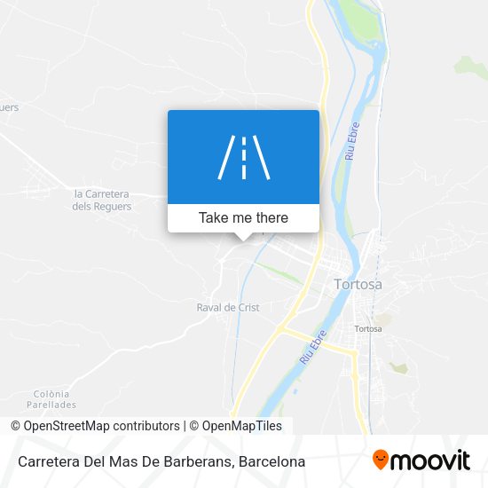 Carretera Del Mas De Barberans map