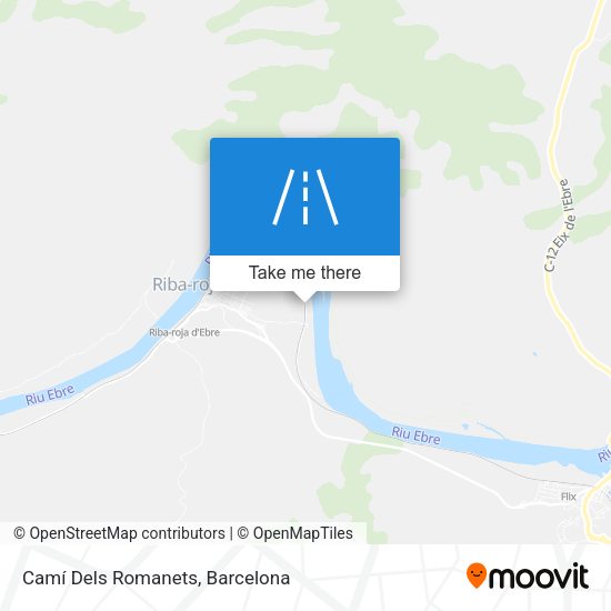 Camí Dels Romanets map