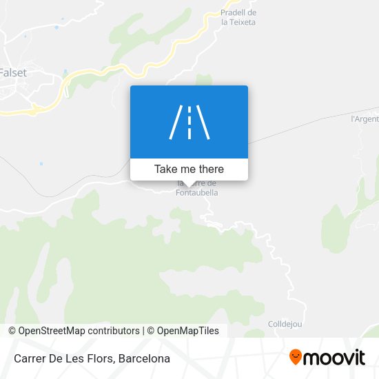 Carrer De Les Flors map