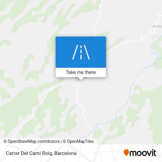 Carrer Del Camí Roig map