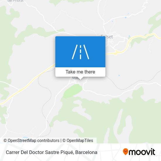 Carrer Del Doctor Sastre Piqué map
