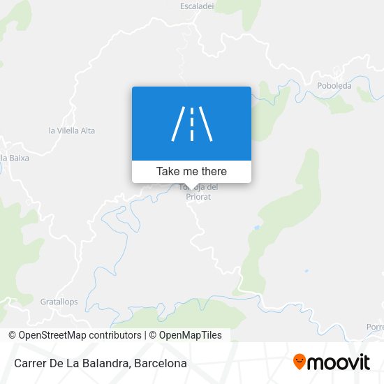 Carrer De La Balandra map
