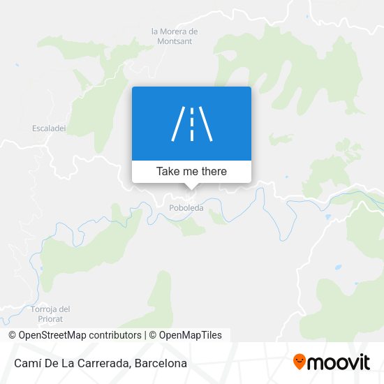 Camí De La Carrerada map