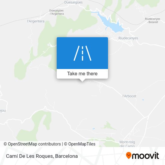 Camí De Les Roques map