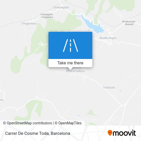 Carrer De Cosme Toda map