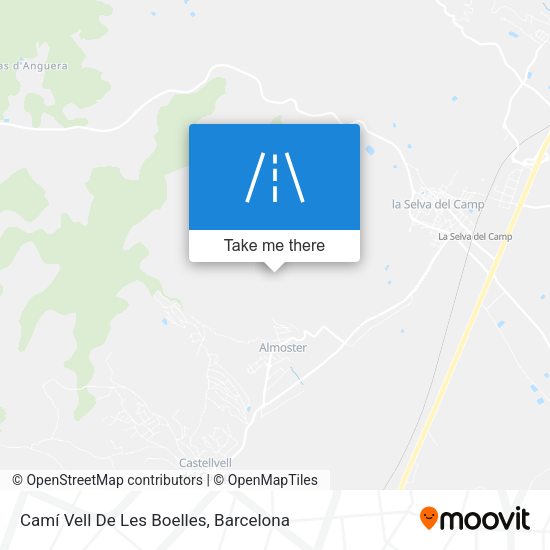 Camí Vell De Les Boelles map