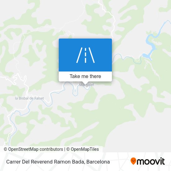 Carrer Del Reverend Ramon Bada map
