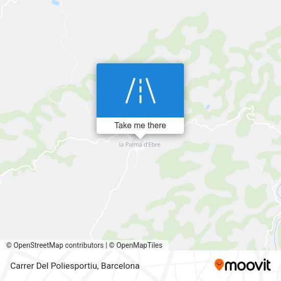 Carrer Del Poliesportiu map