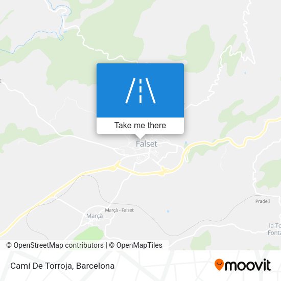 Camí De Torroja map