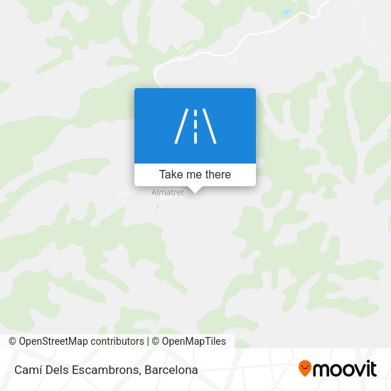 Camí Dels Escambrons map