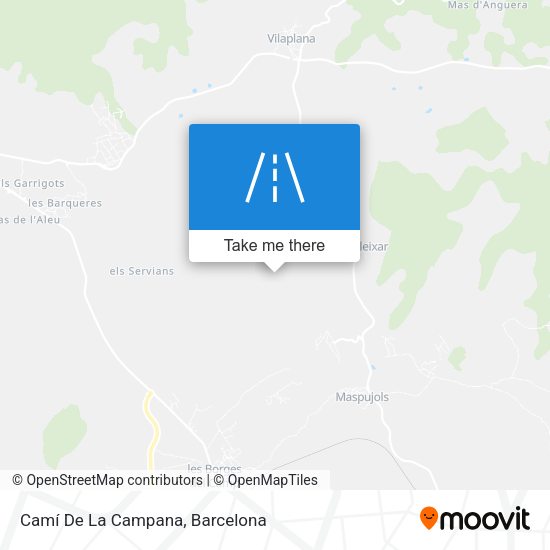 Camí De La Campana map