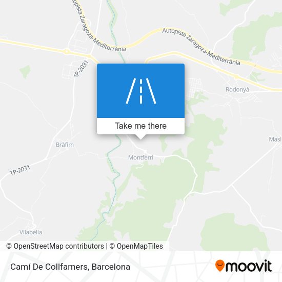 Camí De Collfarners map