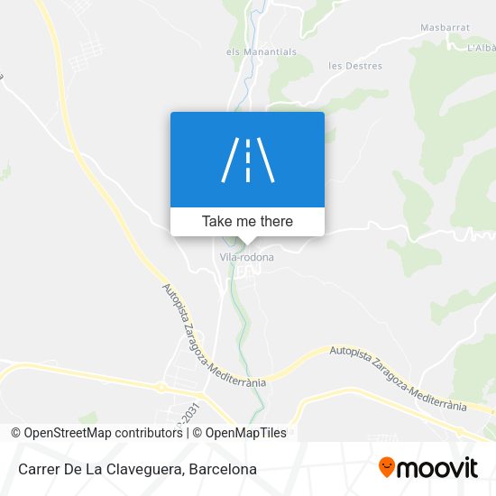 Carrer De La Claveguera map