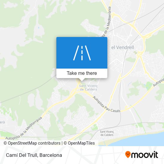 Camí Del Trull map