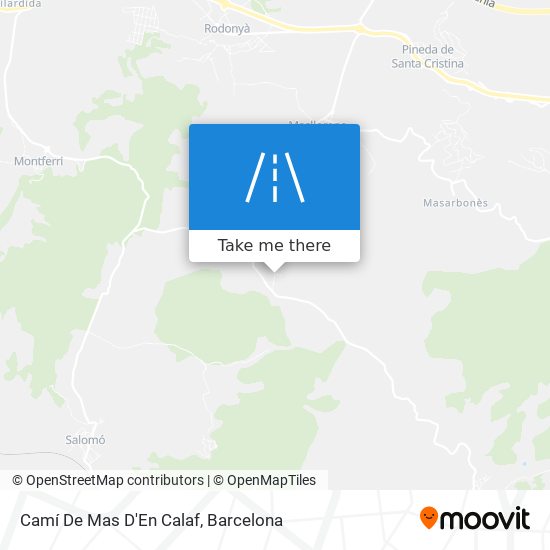 Camí De Mas D'En Calaf map